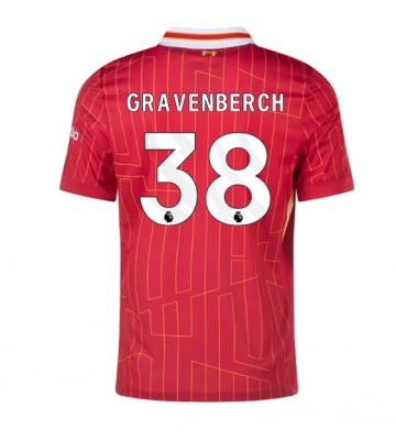 Liverpool Ryan Gravenberch #38 Hjemmebanetrøje 2024-25 Kort ærmer